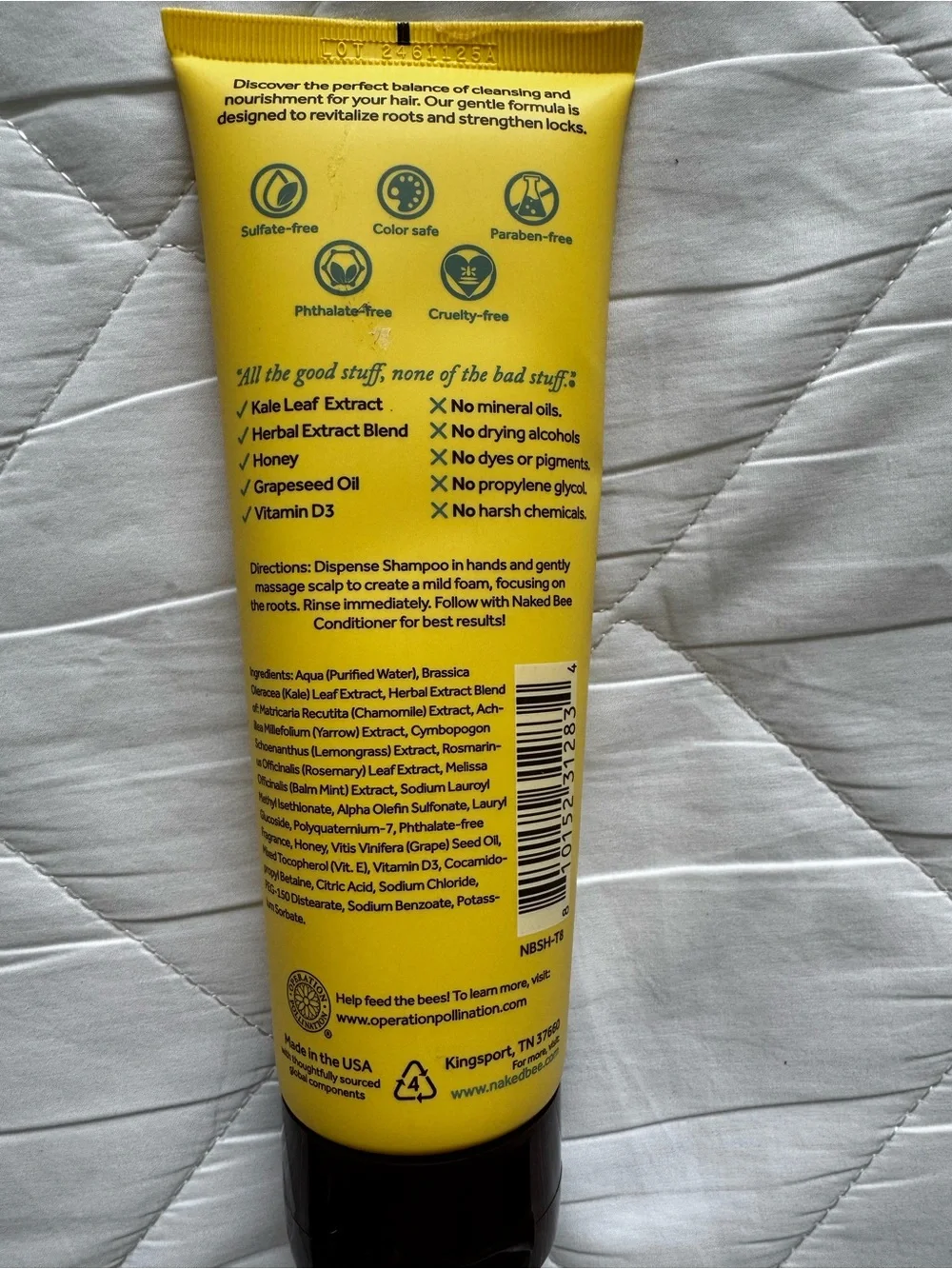 Orange Blossom Honey Sulfate-Free Shampoo - Yellow